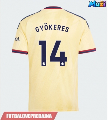 Lacne Muži Futbalové dres Arsenal Viktor Gyokeres #14 2026-27 Krátky Rukáv - Tretina